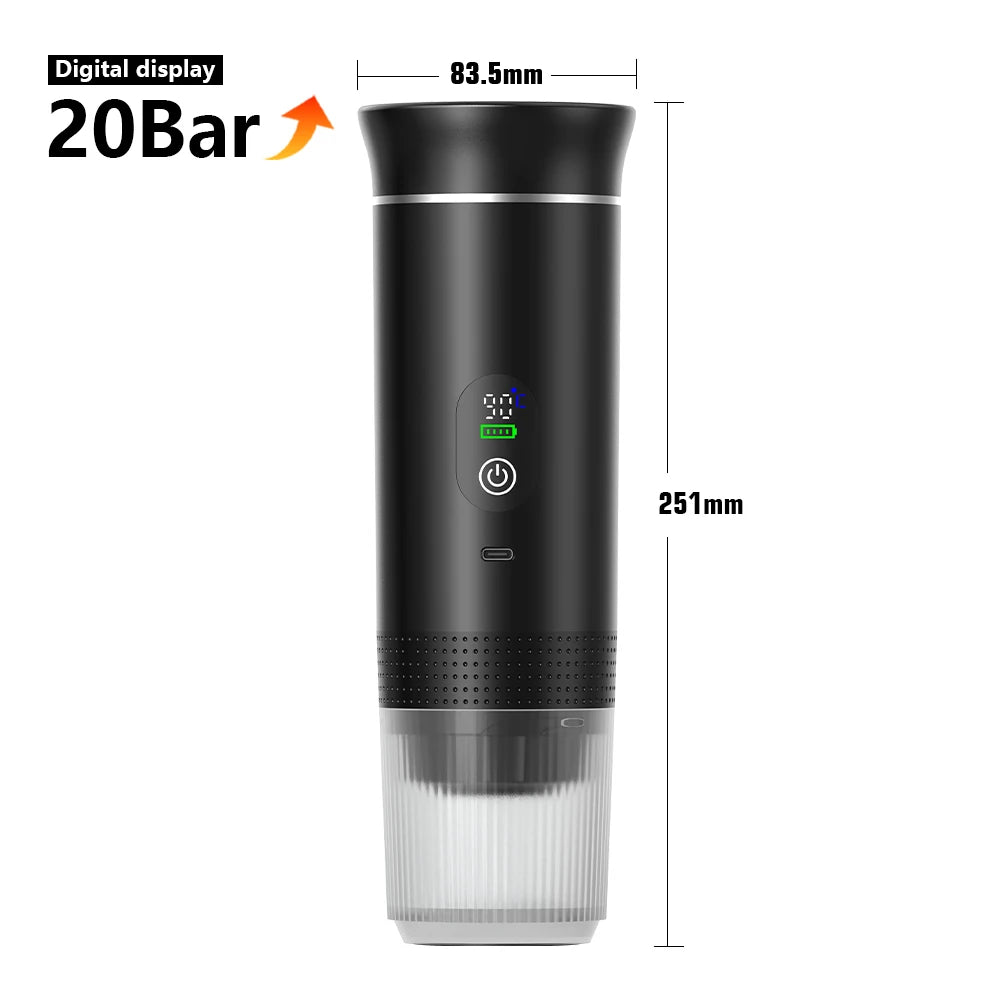 Cafetière Expresso Portable 3en1